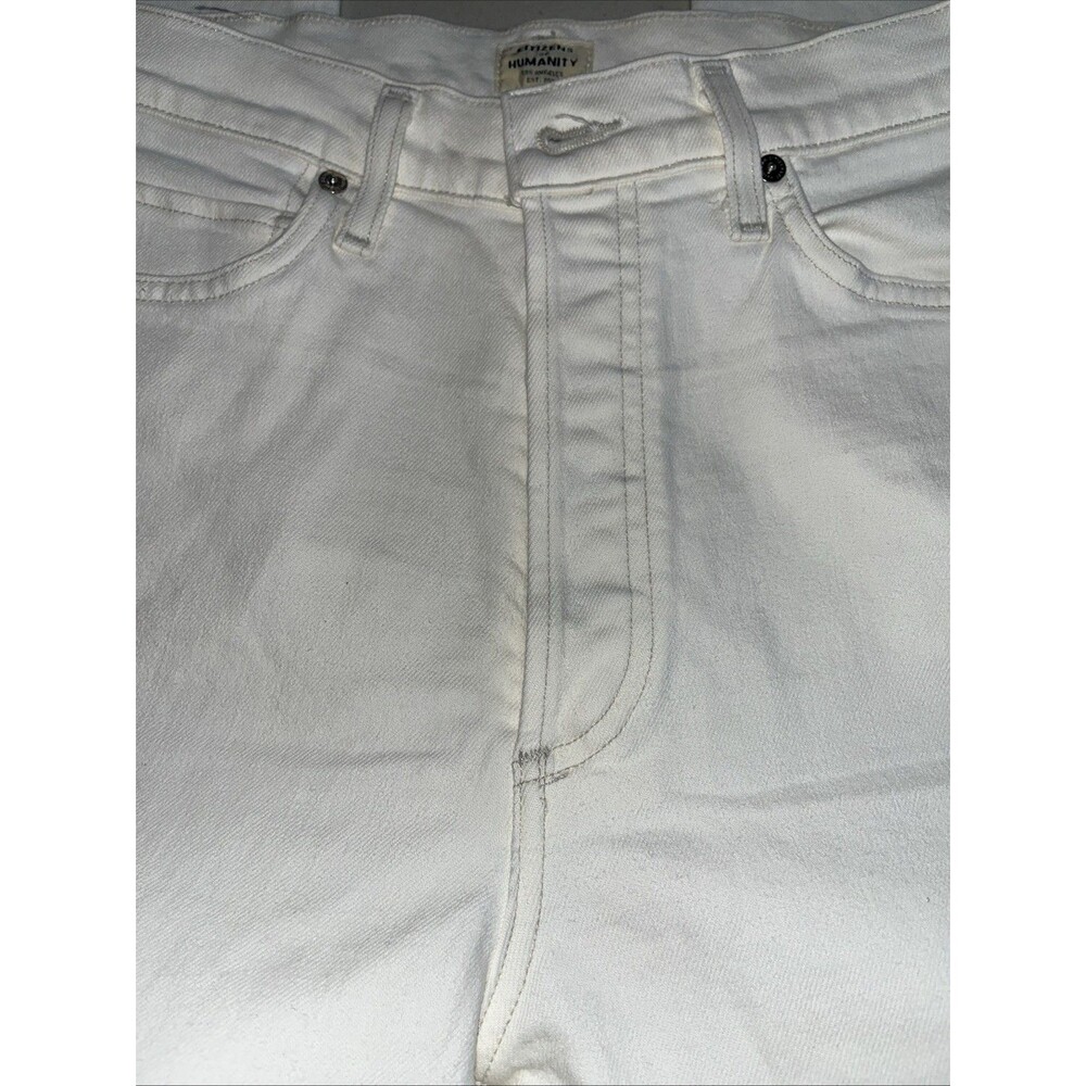 Citizens of Humanity Olivia in Zen High Rise Slim Jeans button Fly 27 x 28 NWT - Picture 10 of 12
